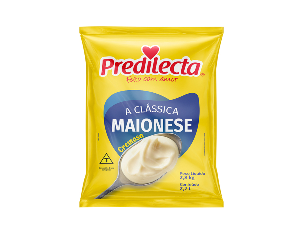 MAIONESE PREDILECTA 2,8 KG (CX 6 BAG)